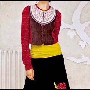 Anthropologie HWR Autumn Deepens Cardigan Sz S